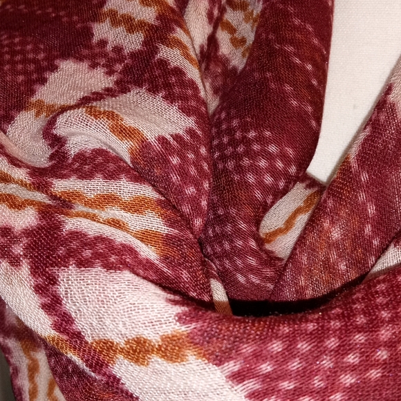 Nwt Red Scarf - Picture 4 of 7